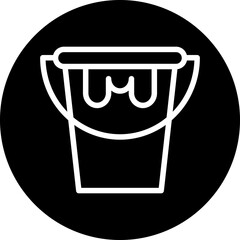 Vector Design Paint Bucket Icon Style