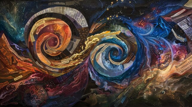 Abstract interpretation of Latin American literature background