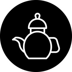 Vector Design Tea Pot Icon Style