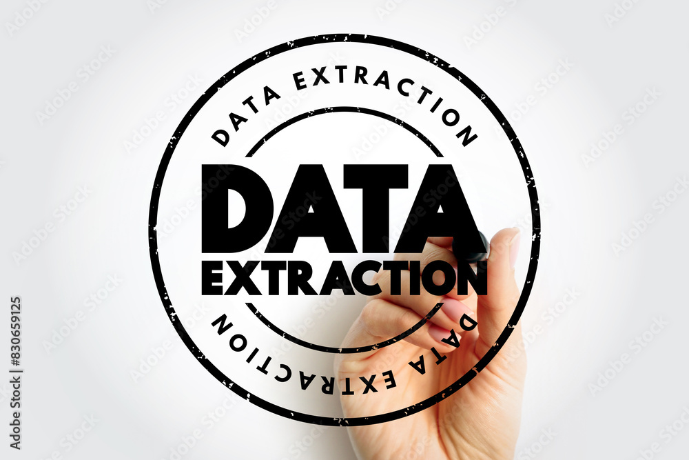 Poster data extraction - act or process of retrieving data out of sources for further data processing or da
