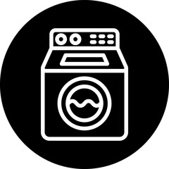 Vector Design Washing Machine Icon Style
