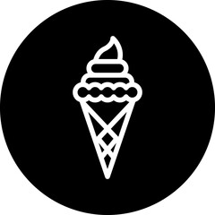 Vector Design Ice Cream Icon Style