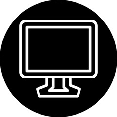 Vector Design TV Screen Icon Style