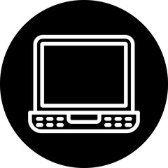 Vector Design Laptop Icon Style