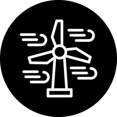 Vector Design Wind Energy Icon Style