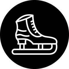 Vector Design Ice Skate Icon Style