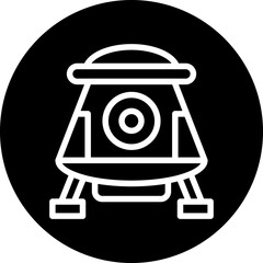 Vector Design Space Capsule Icon Style