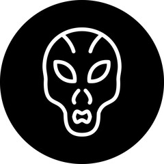 Vector Design Extraterrestrial Icon Style