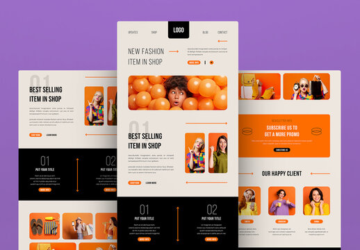 Email Newsletter Layout