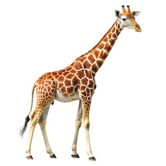 Obraz premium giraffe on transparent background