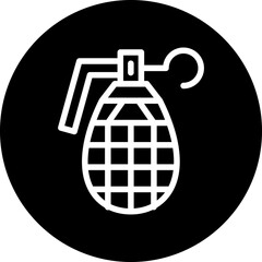 Vector Design Grenade Icon Style