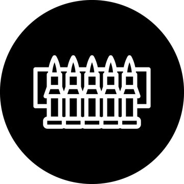 recommend clip art: Vector Design Ammunition Icon Style