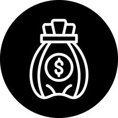 Vector Design Money Bag Icon Style