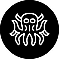 Vector Design Kraken Icon Style