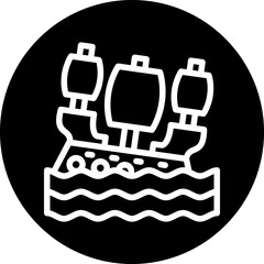 Vector Design Shipwreck Icon Style