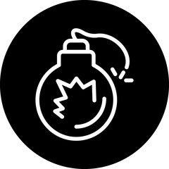 Vector Design Bomb Icon Style