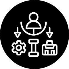 Vector Design Routine Icon Style