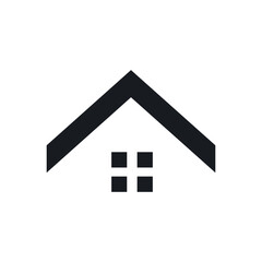 House Roof icon vector. Roof illustration sign. Housetop symbol. Carpet logo.