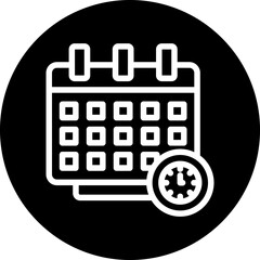 Vector Design Schedule Icon Style