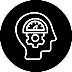 Vector Design Mental Control Icon Style