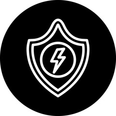 Vector Design Electricity Protection Icon Style