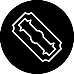 Vector Design Razor Blade Icon Style