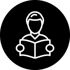 Vector Design Reading Icon Style