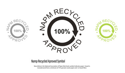 NAMP Recycled Aproved Symbol