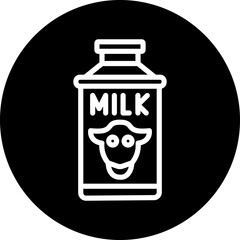 Vector Design Milk Bucket Icon Style