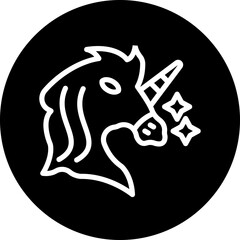 Vector Design Unicorn Icon Style