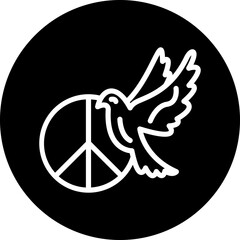 Vector Design Pacifism Icon Style