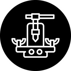 Vector Design Flaring Tool Icon Style