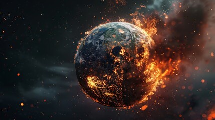 Burning Earth.