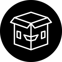 Vector Design Box Opened Icon Style