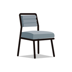 minimalist chair vector illustration design. furniture design