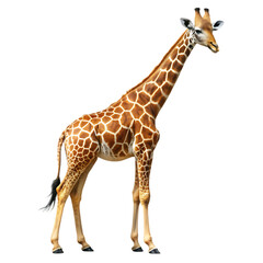 Fototapeta premium giraffe on transparent background