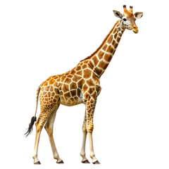 Obraz premium giraffe on transparent background