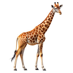 giraffe on transparent background