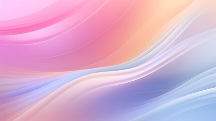 Fototapeta premium Digital colorful soft curves abstract poster web background