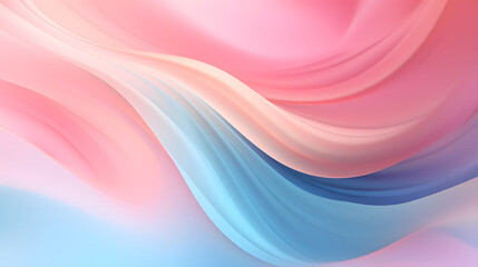 Obraz premium Digital colorful soft curves abstract poster web background