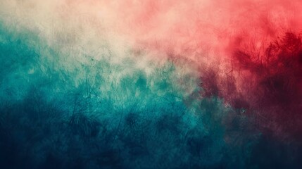 Obraz premium Teal to red gradient style