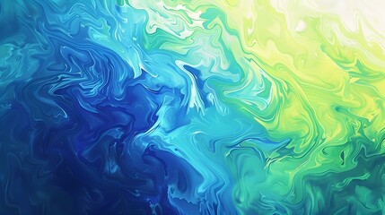 Blue to green gradient bright banner