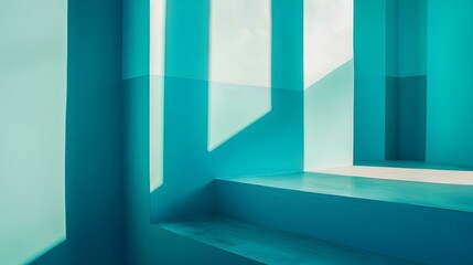 Teal to blue gradient bold vibrant