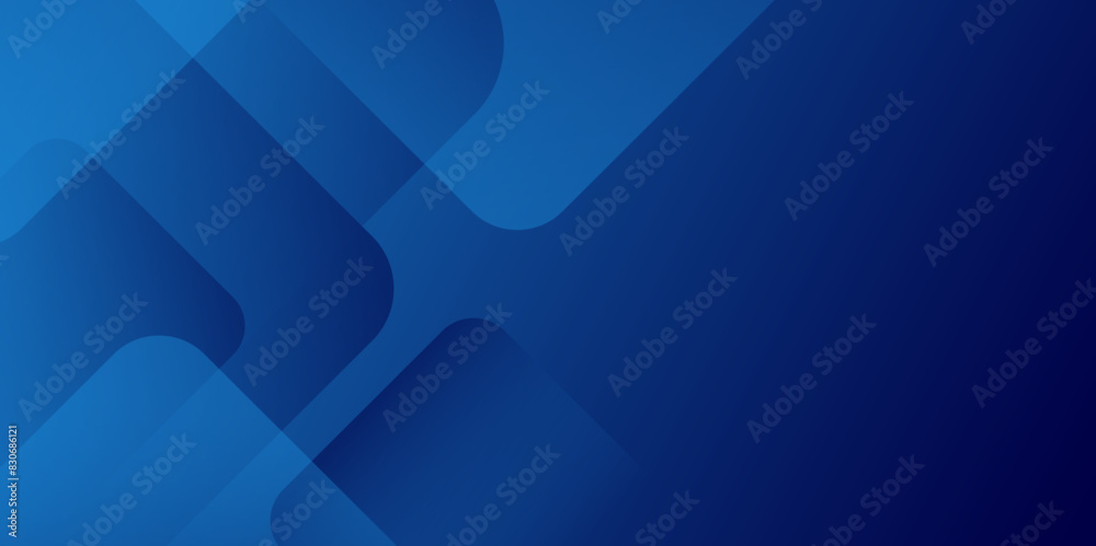 Leinwandbilder modern abstract dark blue transparent background with triangles' shapes. space futuristic design con