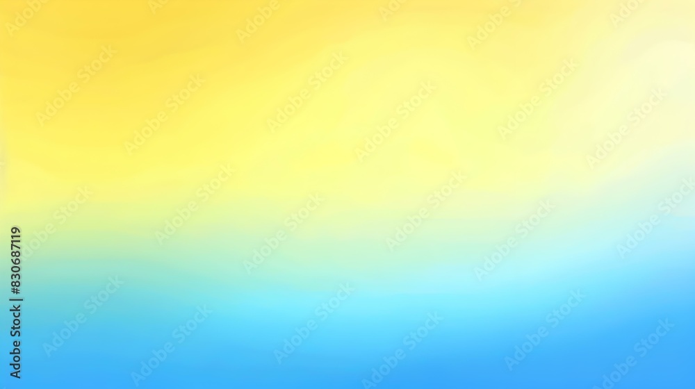 Wall mural yellow to blue gradient img