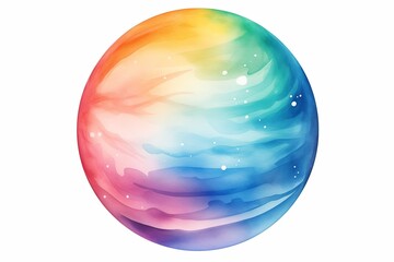 glass sphere on a white background