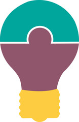 Infographic Light Bulb Puzzle