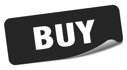 buy sticker. buy label