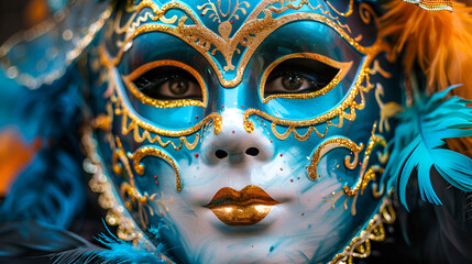 carnival mask, generative AI 