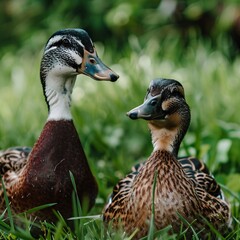 Precious Moment of Duck Parenting in Nature's Classroom